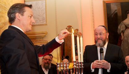 Candle-lighting ceremony at Downing Street
