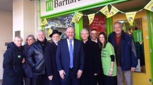 The Chief Rabbi joined local Jewish and Christian community members doing a charity collection in Barnados